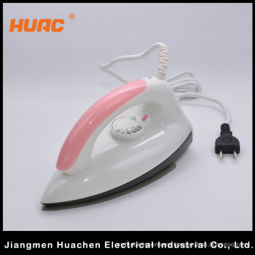 Hot Sale Electric Dry Iron Home Appliance Pink